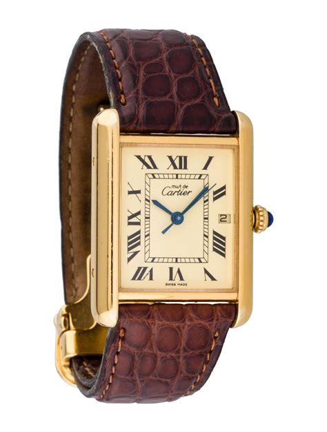 how much is a cartier tank watch|cartier tank must watch price.